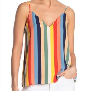 Socialite Scalloped V-Neck Camisole